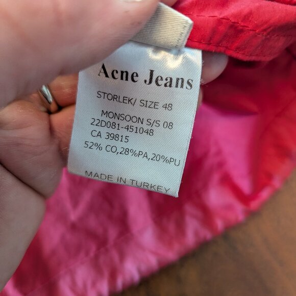 Acne Waxed Poplin Raincoat - Picture 5 of 5